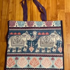 Burlington Elephants Reusable‎ Tote Bag